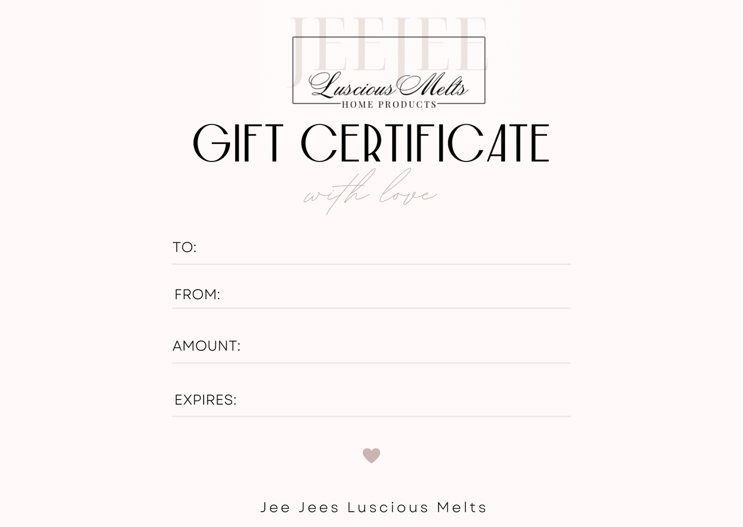 Gift Certificate